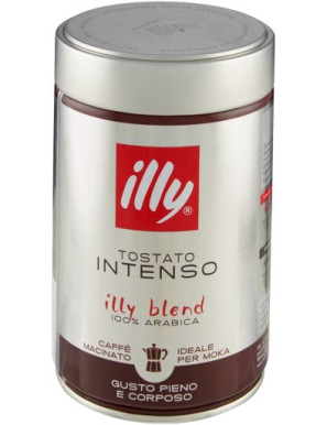 Illy Caffe' Macinato Moka Tostato/Intenso gr.250