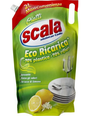 SCALA DET.PIATTI POUCH LT.2 LIMONE