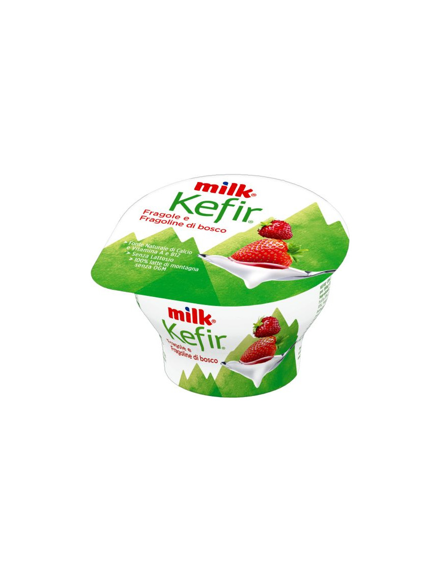 Milk Kefir Cremoso gr.150 Fragola E Fragoline Di Bosco