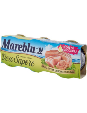 Mareblu Tonno Vero Sapore Olio Extravergine gr.60x3