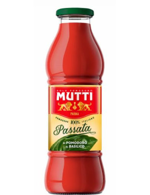 Mutti Passata Basilico ml.700