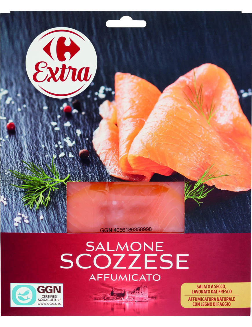 Carrefour Salmone Scozzese Affumicato gr.100