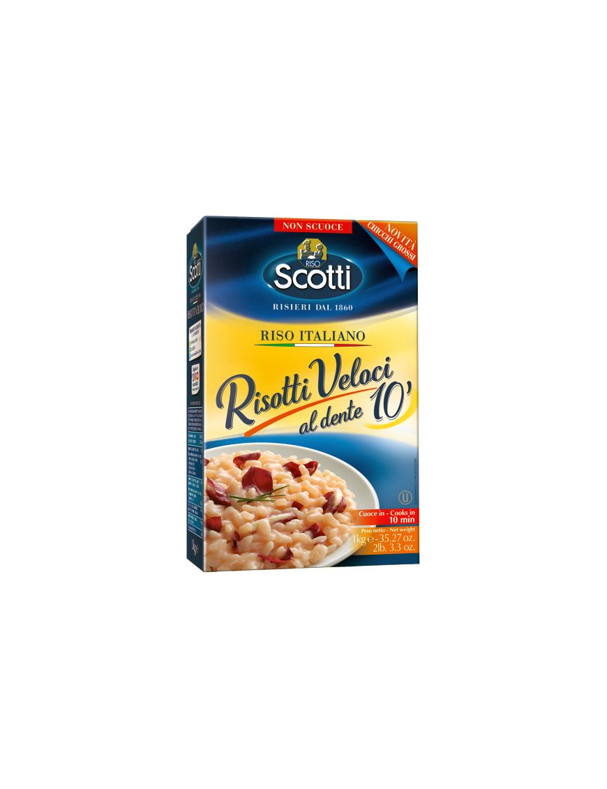 Scotti Riso Parboiled Risotti Veloci Al Dente 10' kg.1