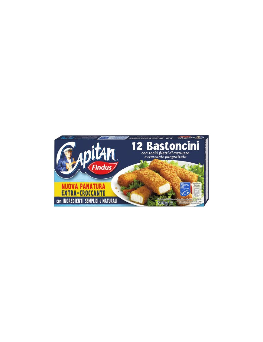 Findus Bastoncini Merluzzo X12 gr.300 - Nuova Panatura-