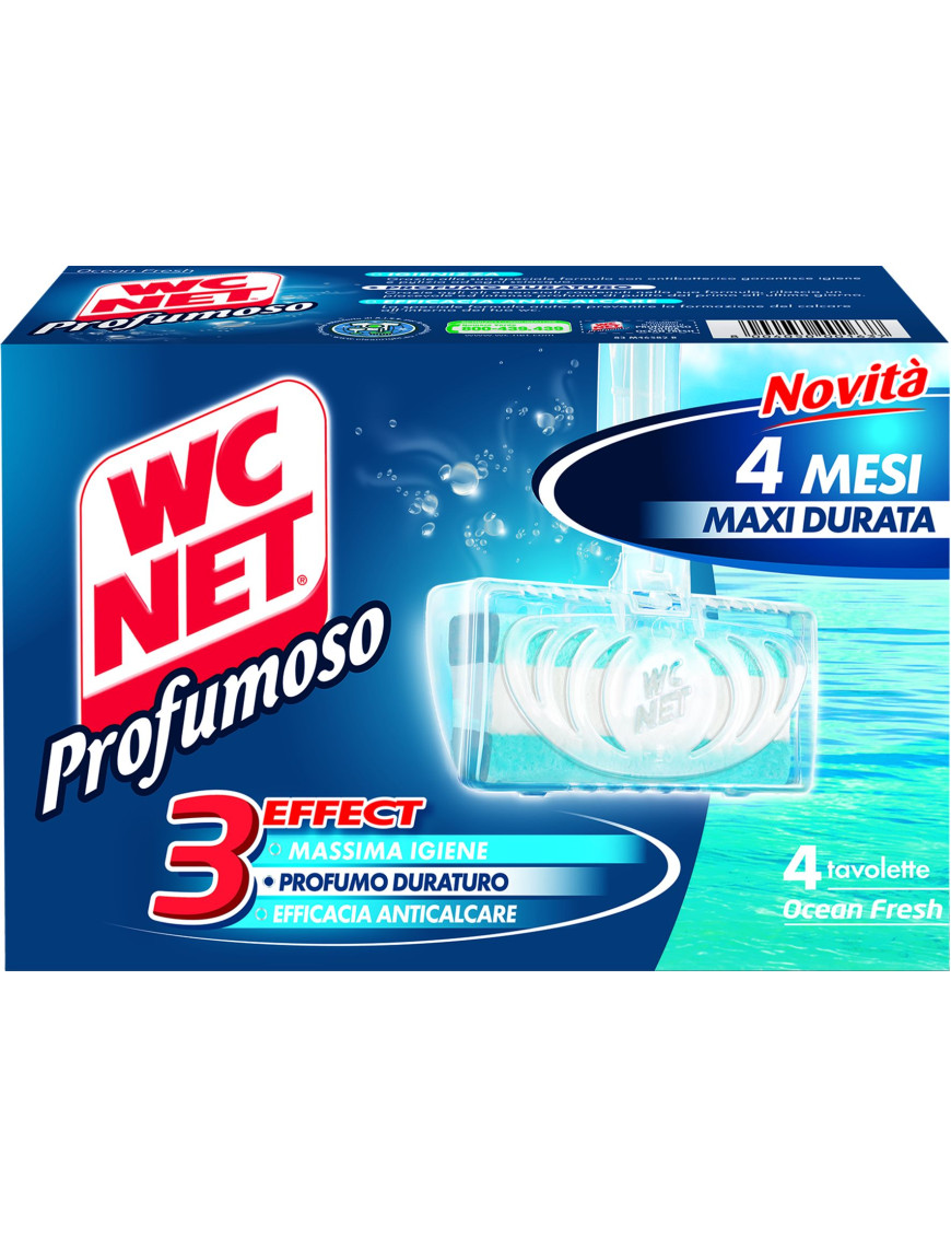 WC NET TAVOLETTE SOLIDE 4PZ MOUNTAIN FRESH