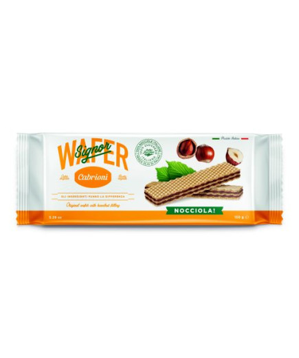 Cabrioni Waferpiu' Nocciola gr.150