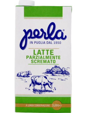 Perla Latte Uht Parzialmente Scremato lt.1 Brick Con Tappo