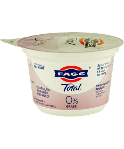 Fage Total Yogurt Greco 0% Bianco gr.150