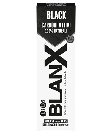 BLANX DENT.BLACK CARBONE ML.75