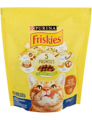 FRISKIES CROCCANTINI STERILCAT POLLO E TACCHINO GR.375