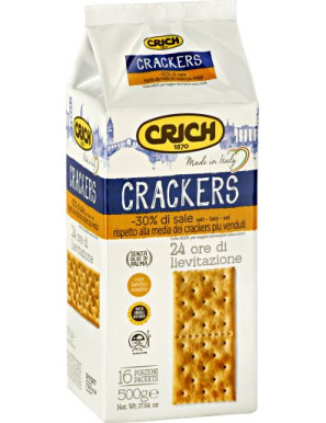 Crich Crackers Non Salati gr.500 Pacco Verticale