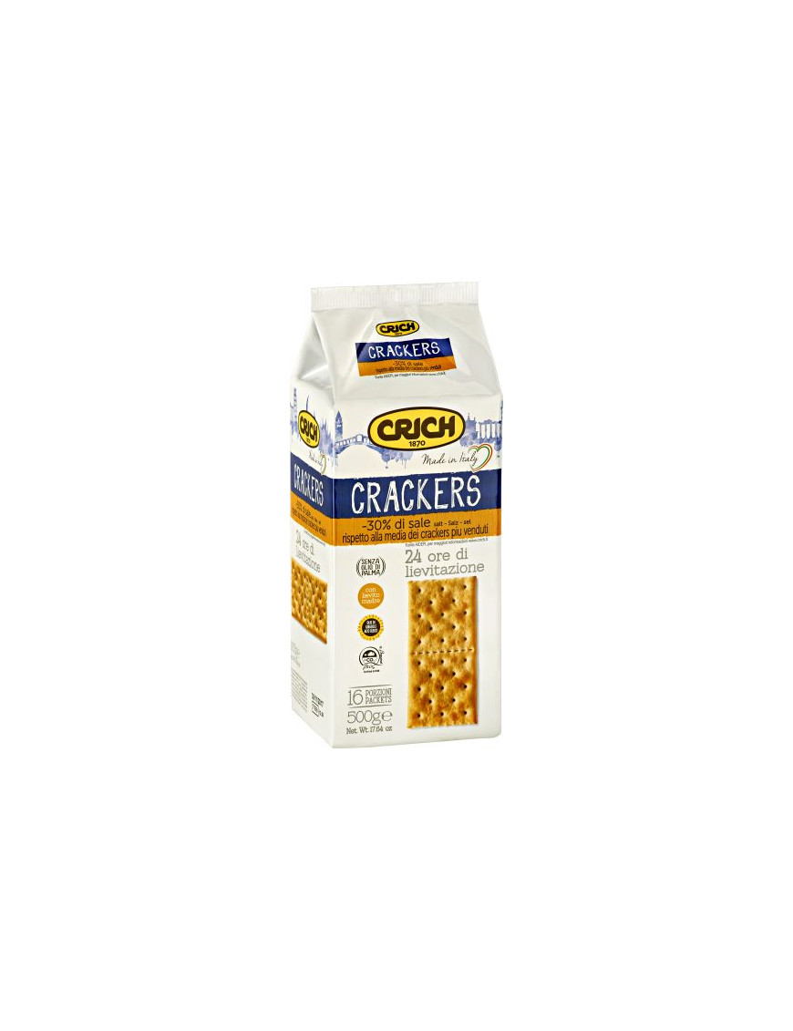 Crich Crackers Non Salati gr.500 Pacco Verticale