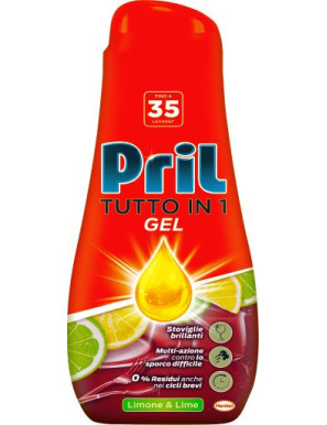 Pril Tutto In 1 Gel Limone&Lime 35 Lavaggi ml.630