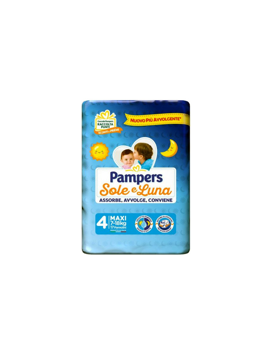 Pampers Sole E Luna Maxi X17 kg.7-18