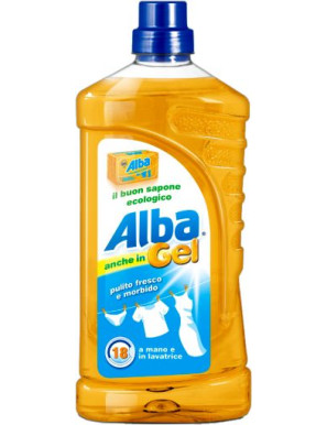 Alba Detergente Gel 18 Lav. Sapone Ecologico lt.1