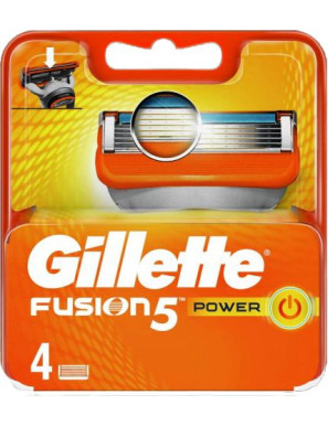 GILLETTE FUSION5 POWER RICARICA LAME X4PZ.