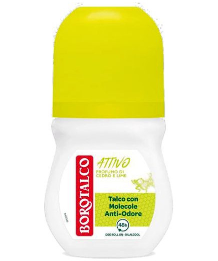 Borotalco Deo Roll-On Active Giallo ml.50