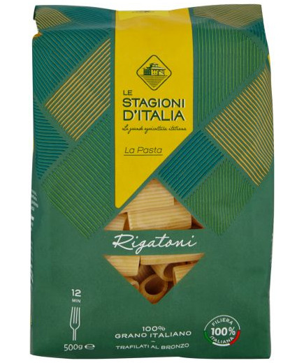 Stagioni D'Italia gr.500 Rigatoni Trafilati Bronzo