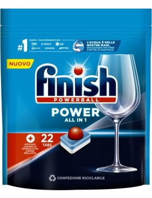 Finish Powerball Tutto In Uno Tabs X22 Regolare