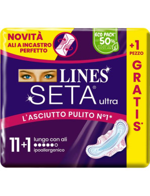 Lines Seta Ultra Lungo ali x11+1