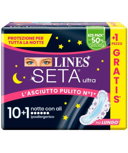 Lines Seta Ultra Notte Ali X10+1