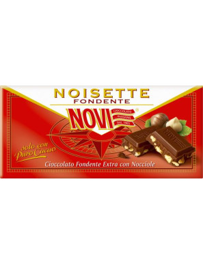 Novi Tavoletta Noisette Di Cioccolato Fondente Con Nocciole gr.100