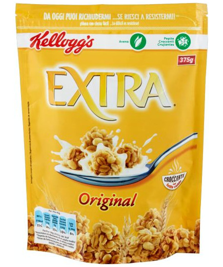 KELLOGG'S EXTRA CROCC AVENA G.375-CLASS-STANDING POUCH