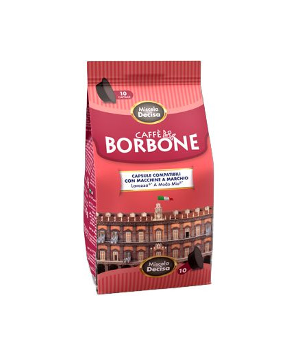 Borbone Compatibile Lavazza A Modo Mio gr.7,2X10 Miscela Decisa -Capsule -