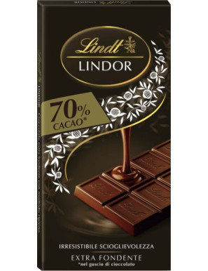 Lindt Lindor Tav. gr.100 70% Extra Fondente