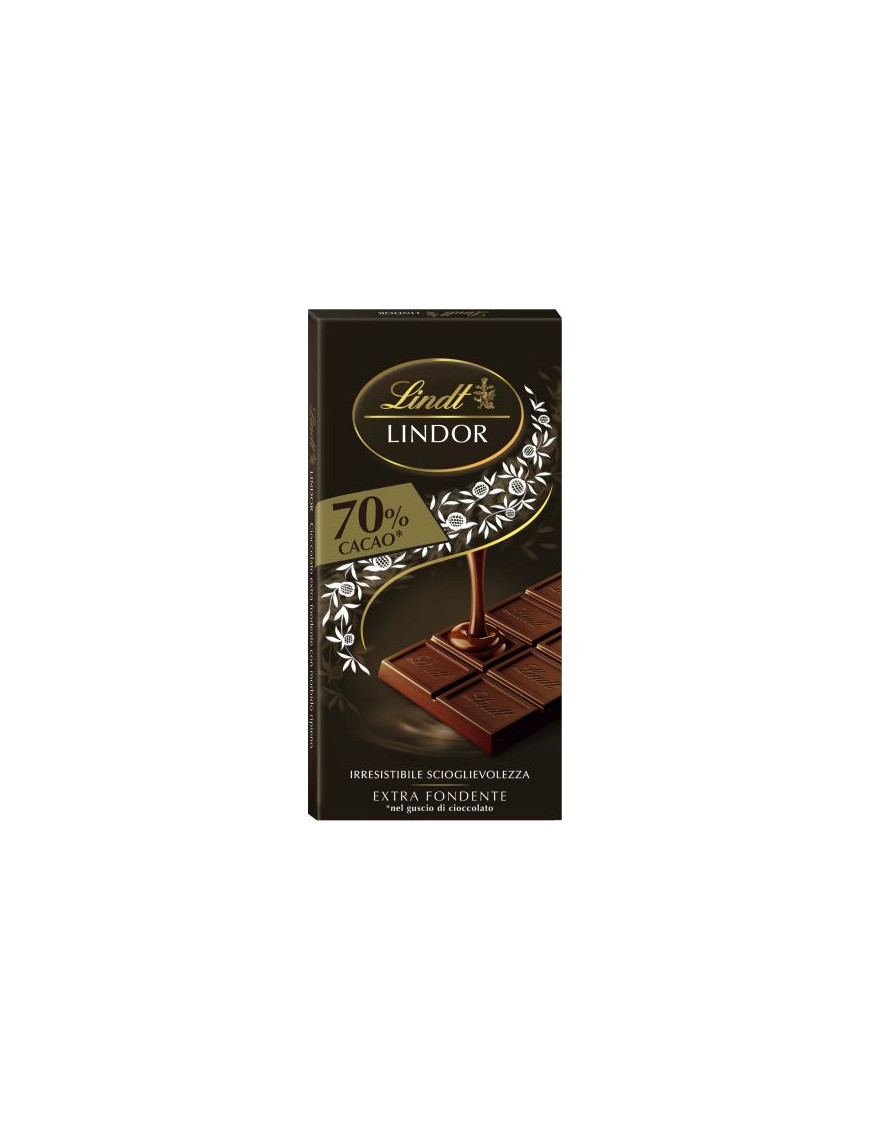 Lindt Lindor Tav. gr.100 70% Extra Fondente