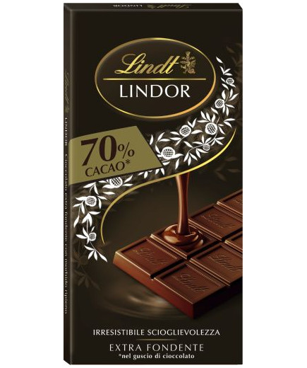 Lindt Lindor Tav. gr.100 70% Extra Fondente