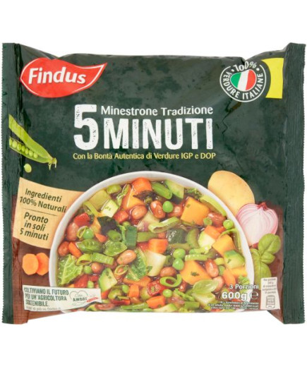 Findus Minestrone Tradizione5 Minuti IGP E DOP gr. 600