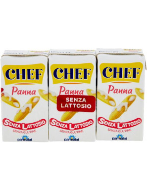 Parmalat Chef Panna Da Cucina Senza Lattosio ml.125X3