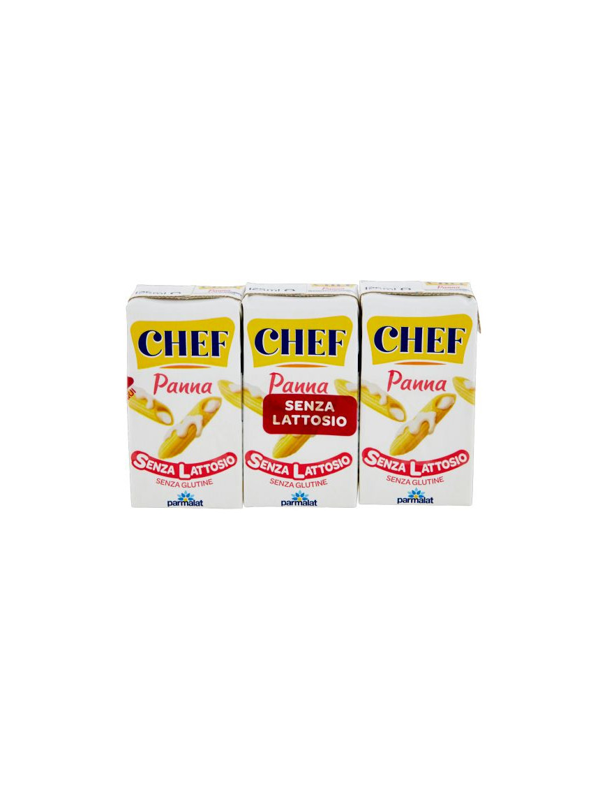 Parmalat Chef Panna Da Cucina Senza Lattosio ml.125X3