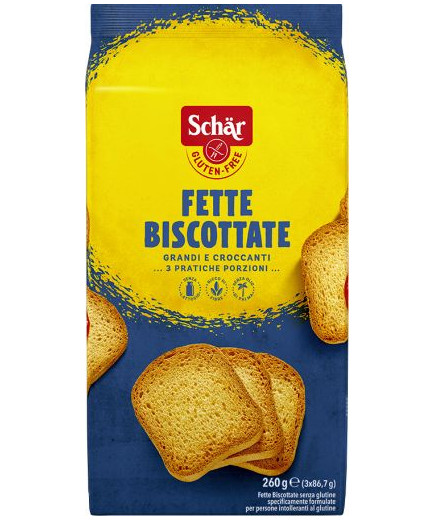 Schar Fette Biscottate gr.260 Senza Glutine