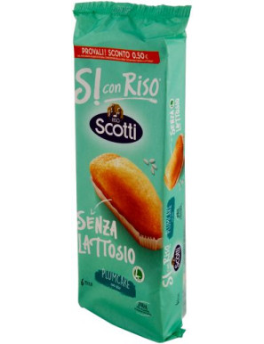 Scotti Plumcake Con Riso gr.190(pz.6) Senza Lattosio