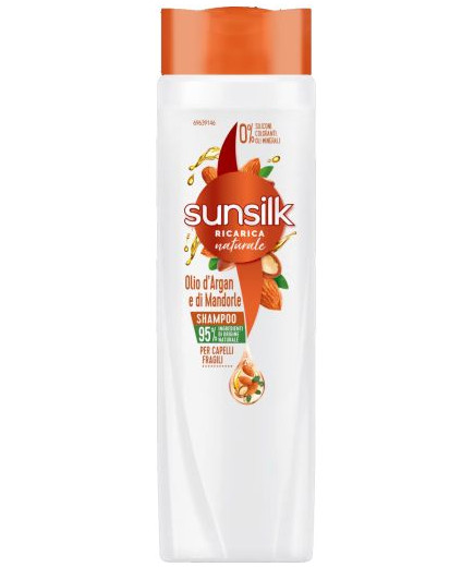 SUNSILK SH.ML.250 OLIO D'ARGAN&MANDORLE RICARICA NATURALE