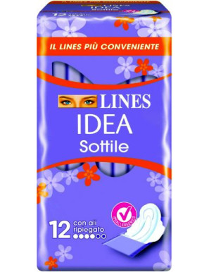 Lines Idea Sottile Ripiegato Ali X12