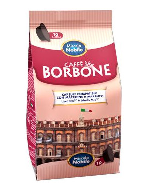 Borbone Capsule Miscela Nobile gr.7,2X10 Compatibile Lavazza A Modo Mio