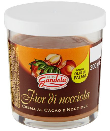 GANDOLA CREMA SPALMABILE G.200 FIOR DI NOCCIOLA CACAO