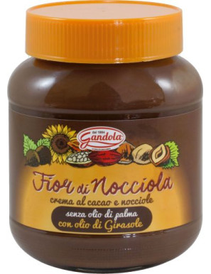 GANDOLA CREMA SPALMABILE G.400 FIOR DI NOCCIOLE CACAO