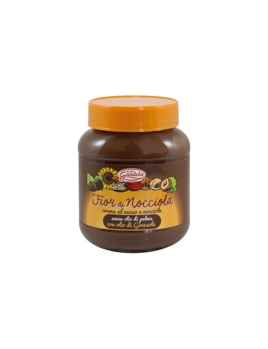 GANDOLA CREMA SPALMABILE G.400 FIOR DI NOCCIOLE CACAO