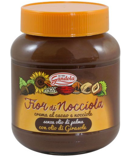 GANDOLA CREMA SPALMABILE G.400 FIOR DI NOCCIOLE CACAO