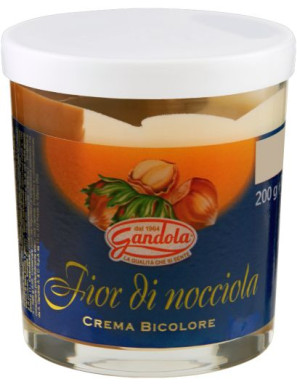 GANDOLA CREMA SPALMABILE G.200 FIOR DI NOCCIOLE BICOLORE