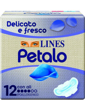 Lines Petalo Blu Ali X12 Pezzi