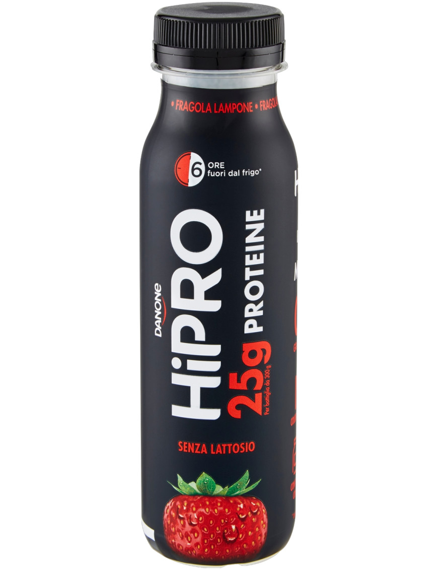 Danone Hipro Bevanda Al Latte Gusto Fragola -Lampone gr.300