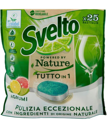 Svelto Lavastoviglie 25 Tabs Tutto In 1 Agrumi