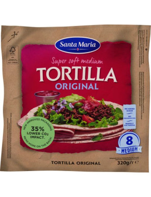 Santa Maria Tortillas Fresche Morbide gr.320