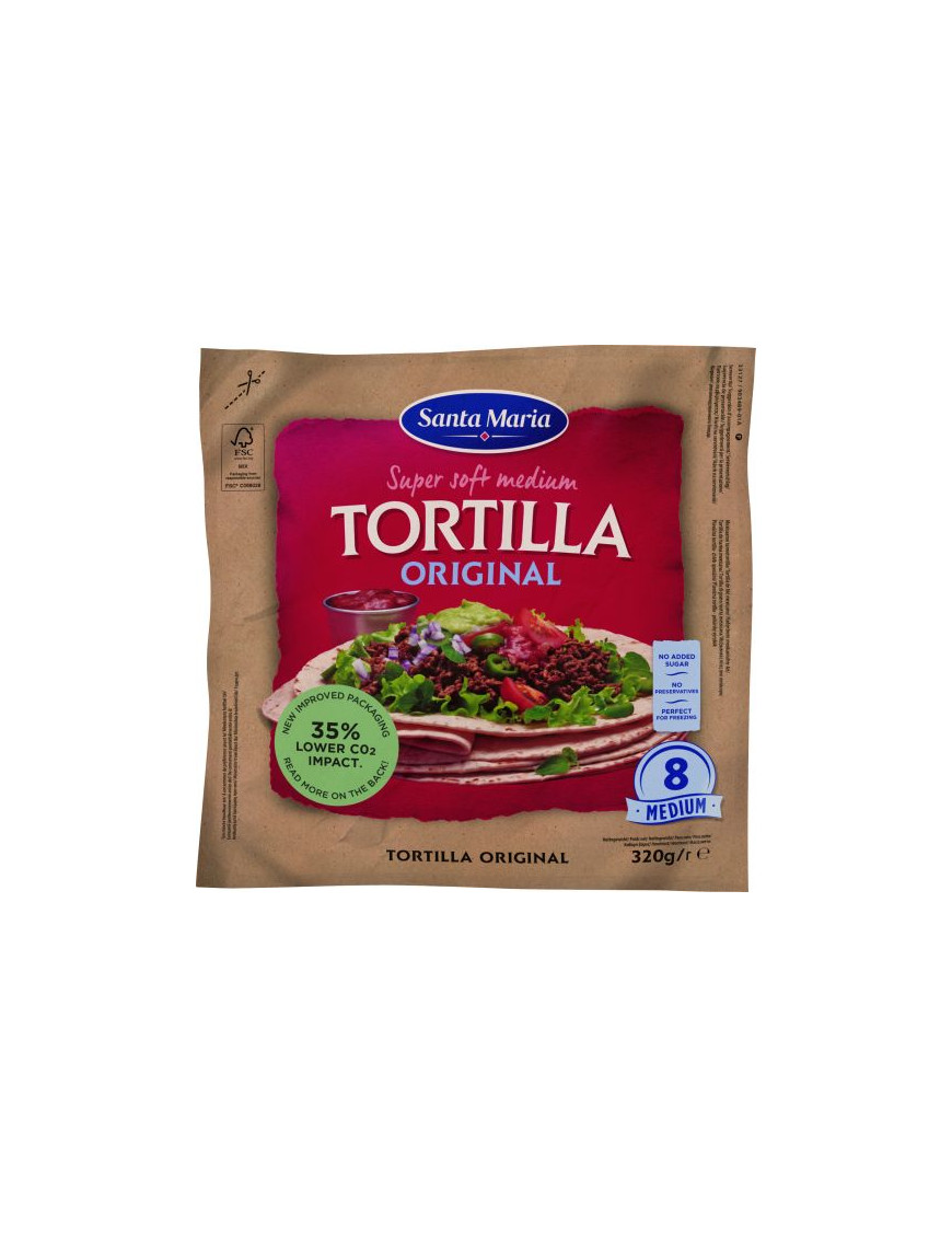 Santa Maria Tortillas Fresche Morbide gr.320