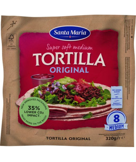 Santa Maria Tortillas Fresche Morbide gr.320